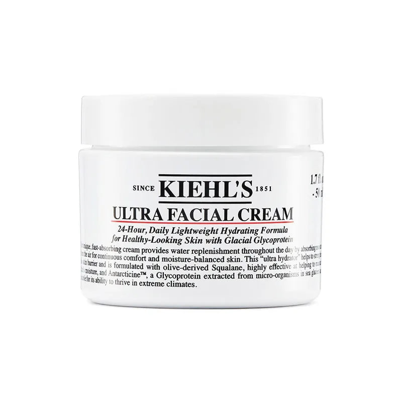 Kiehl's Ultra Facial Cream 14ml/50ml/125ml Hydrating Moisturizer Face Cream With Squalane Glacial Glycoprotein Strengthen Skin
