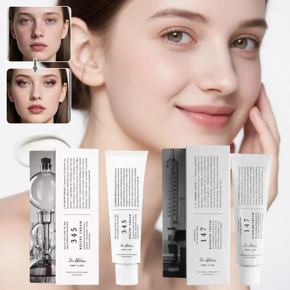 Relief Cream Moisturizer For Soothing Recovery Face Cream Spray Tea Tree Leaf Water Niacinamide Korean Skincare All Skin Type