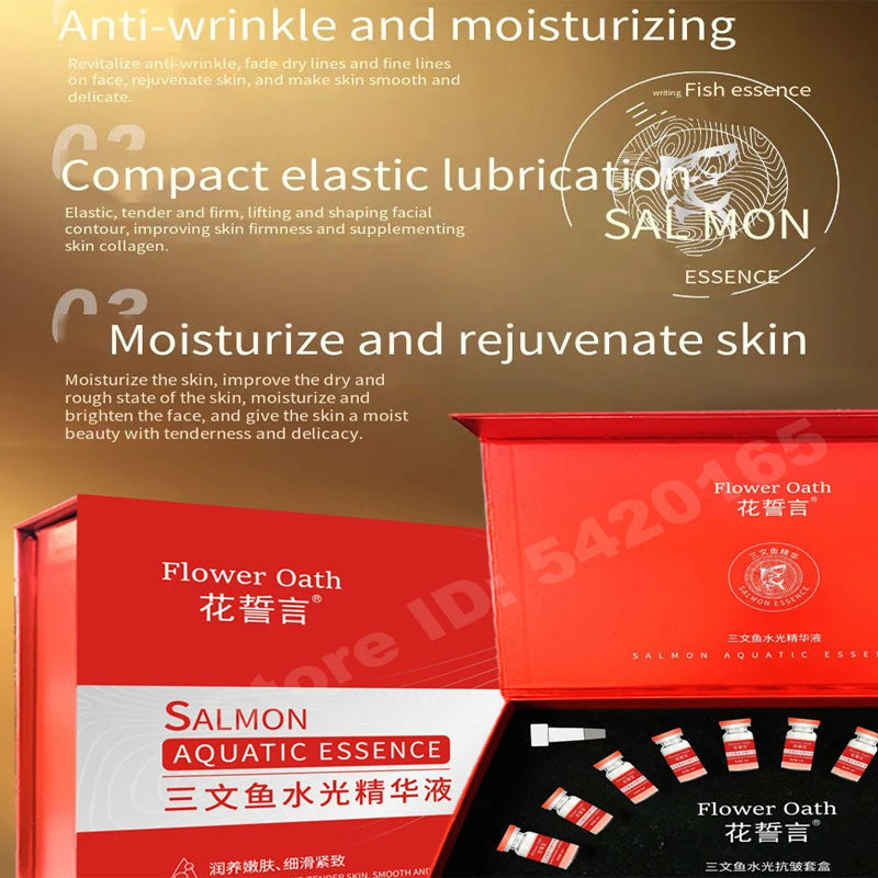 Best Salmon DNA Results Korean Skincare   Hydrating Serum Collagen Peptide Face Lifting Egf Anti Aging Dark Spot Wrinkle Removal
