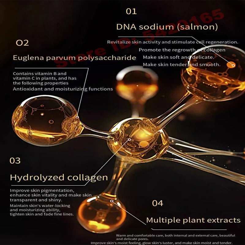 Best Salmon DNA Results Korean Skincare   Hydrating Serum Collagen Peptide Face Lifting Egf Anti Aging Dark Spot Wrinkle Removal