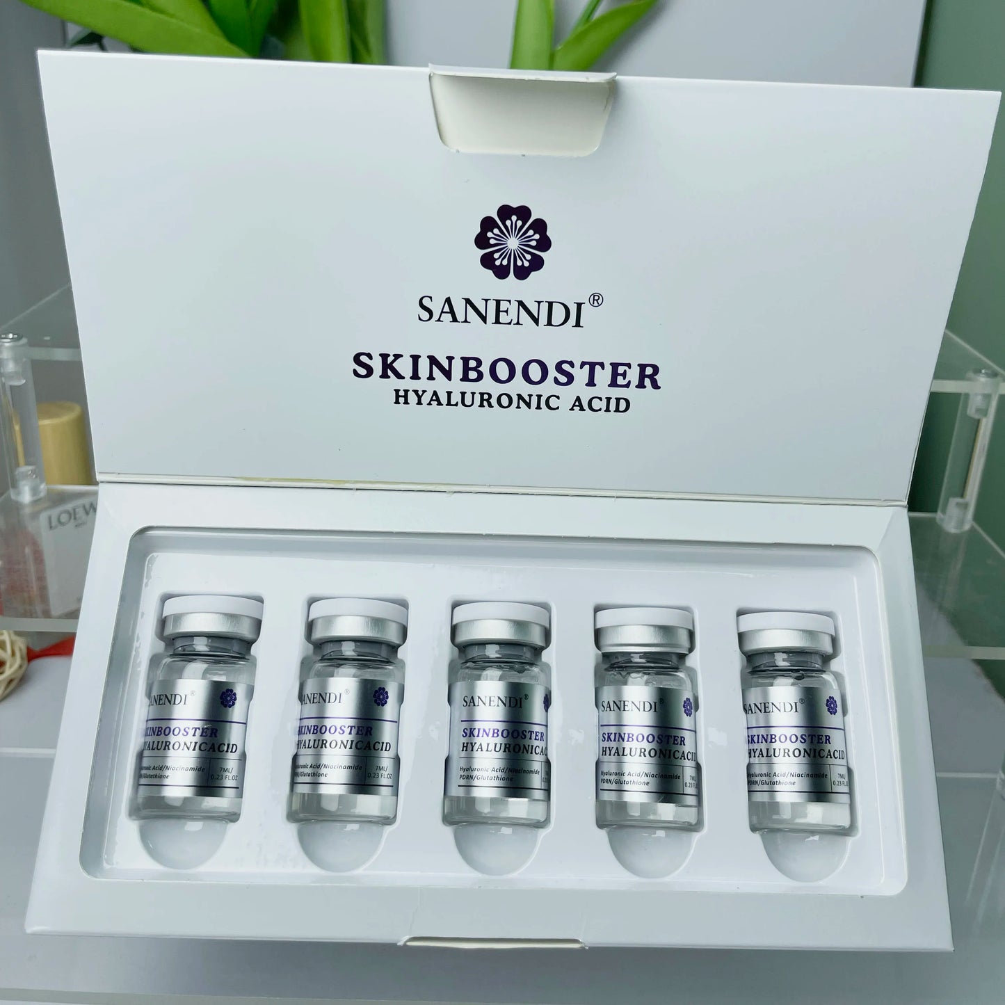 Sanendi SKIN BOOSTER HYALURONIC ACID Facial Skin Problem Solution Moisturizing Hydration Korean Skin Care Protein Solution