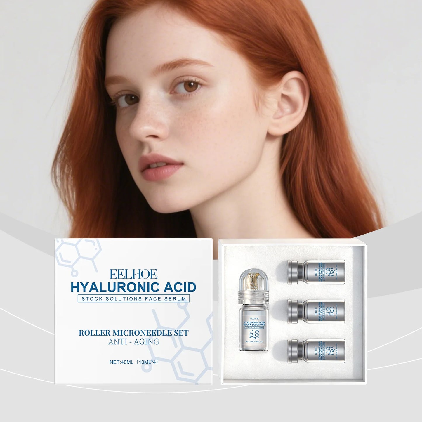 Skincare Roller Set - Refreshing Texture, Fast-Absorbing, Facial Moisturizing, Gentle Care for Smooth & Radiant Skin
