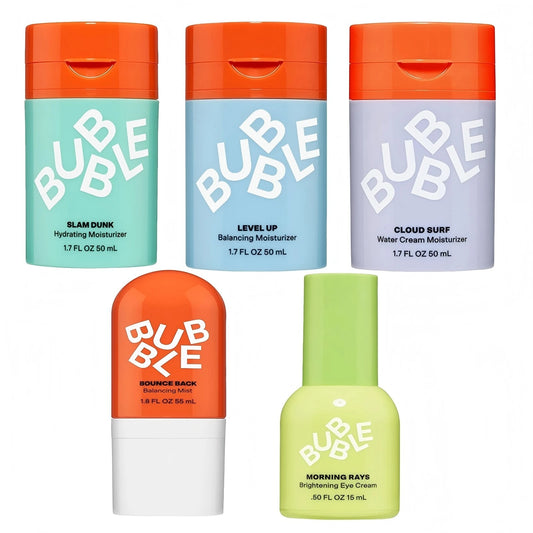 Bubble Skincare Set Moisturizer For Normal-to-dry Skin Moisturizing Nourishing Face Body Men Women Perfect Skin Care Products