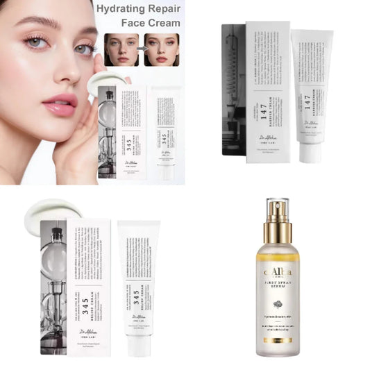 Relief Cream Moisturizer For Soothing Recovery Face Cream Spray Tea Tree Leaf Water Niacinamide Korean Skincare All Skin Type