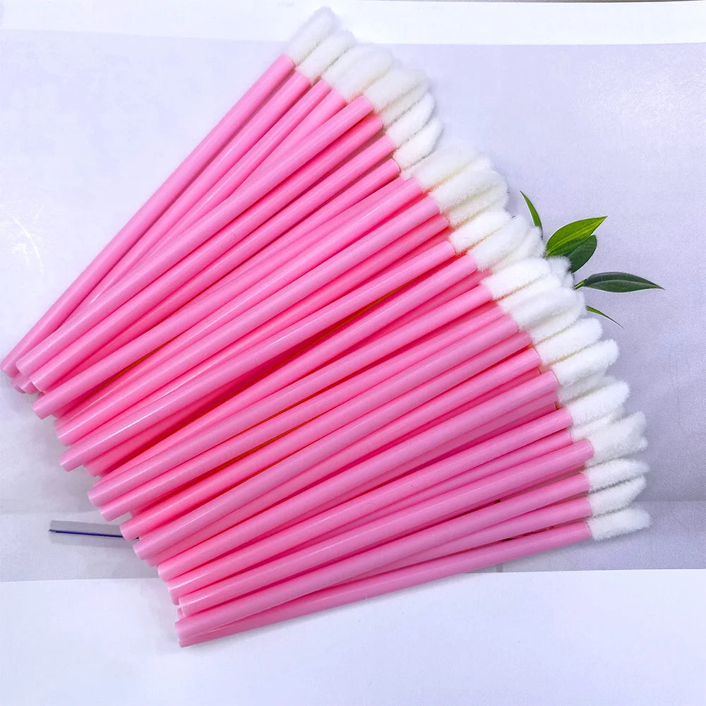 50/500PCS Disposable Lip Brush Eyelash Extension Makeup Brushes Lash Extension Mascara