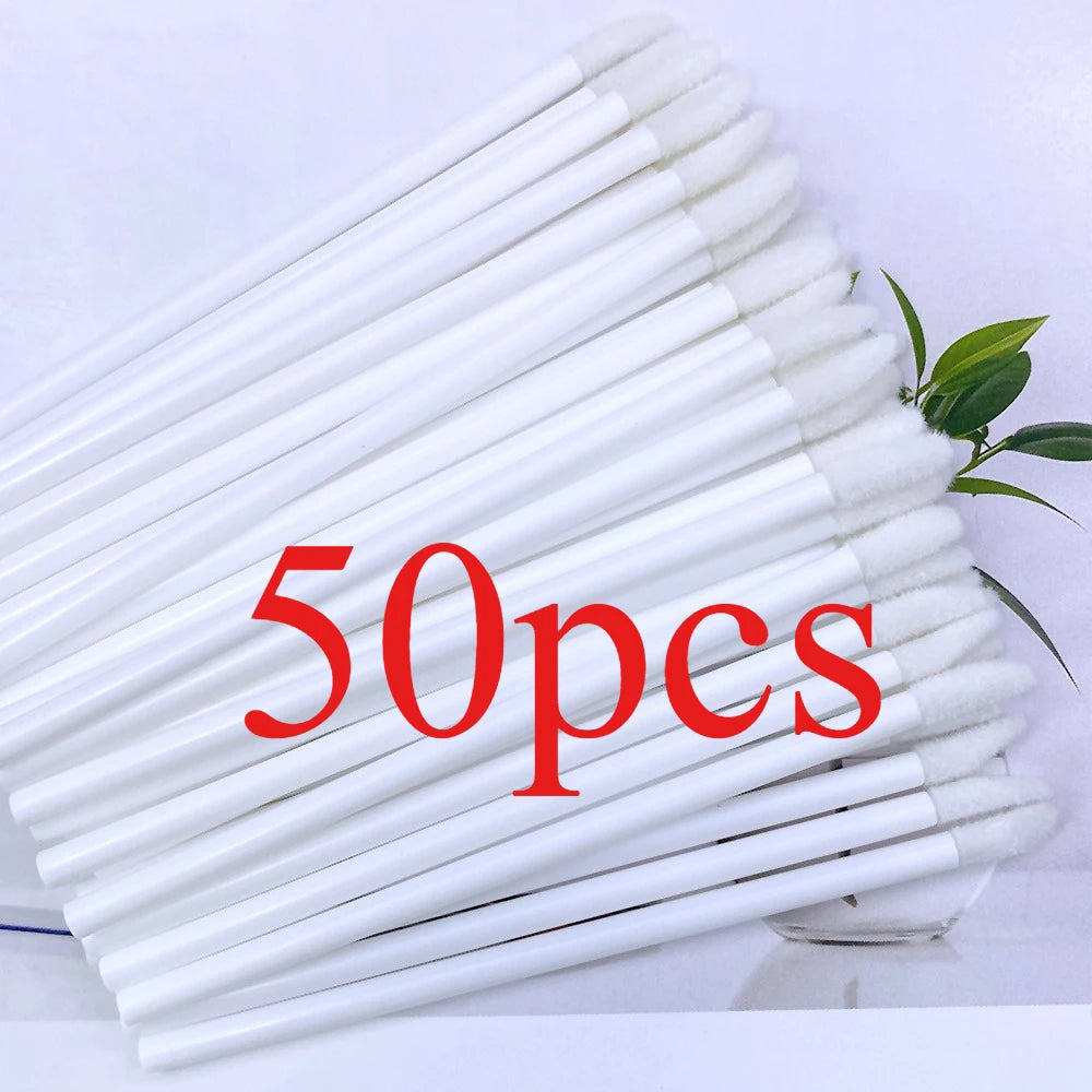 50/500PCS Disposable Lip Brush Eyelash Extension Makeup Brushes Lash Extension Mascara