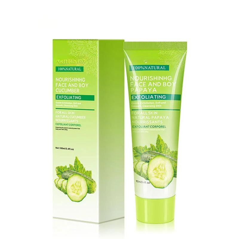100ml Natural Papaya Exfoliating Cream Scrub Peeling Gel Face Cream Face Body Skin Care Body Moisturizing Hand