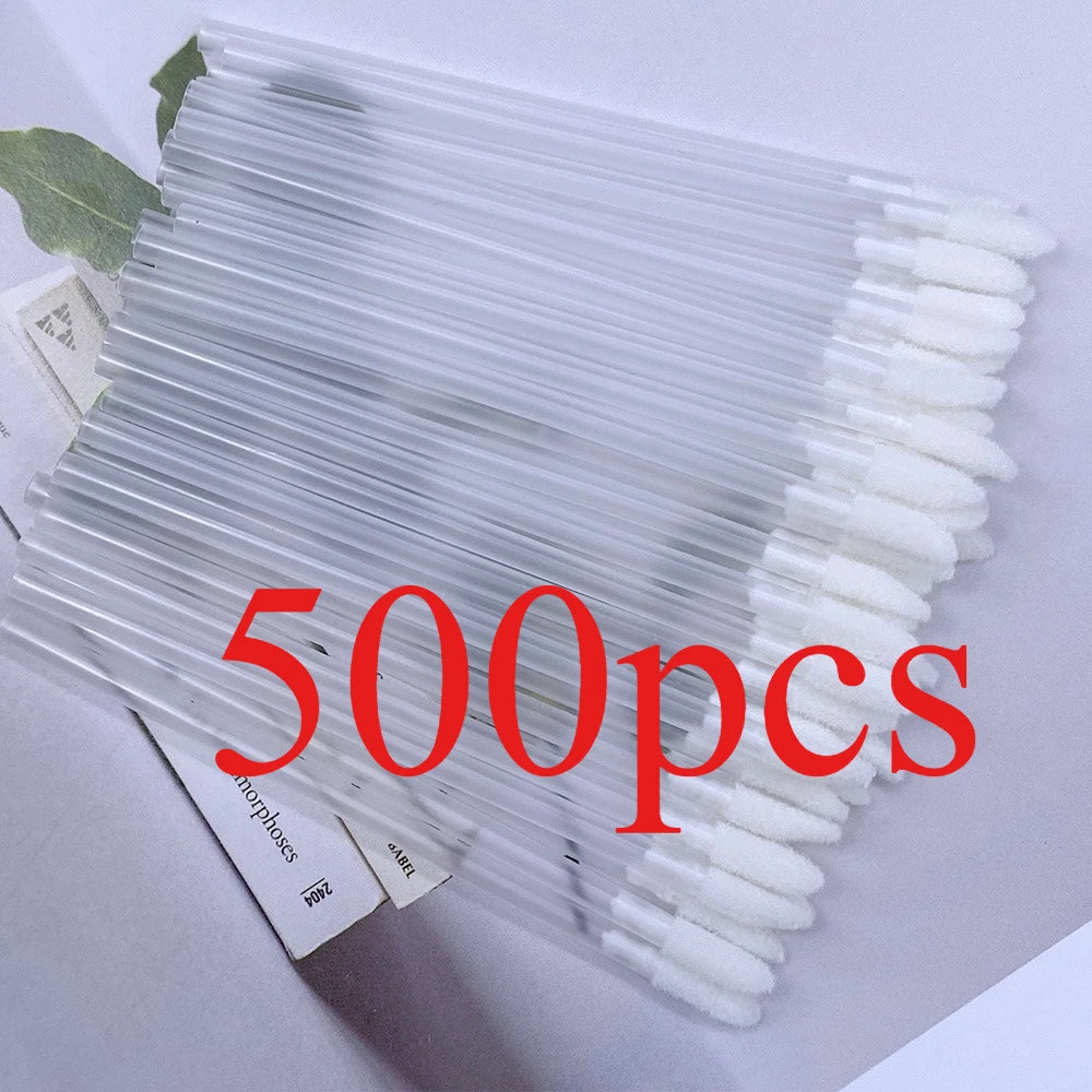 50/500PCS Disposable Lip Brush Eyelash Extension Makeup Brushes Lash Extension Mascara