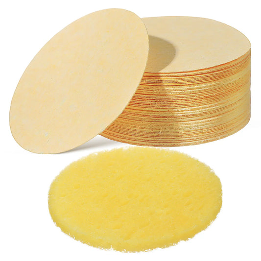 50Pcs Compressed Face Sponges Facial Cleansing