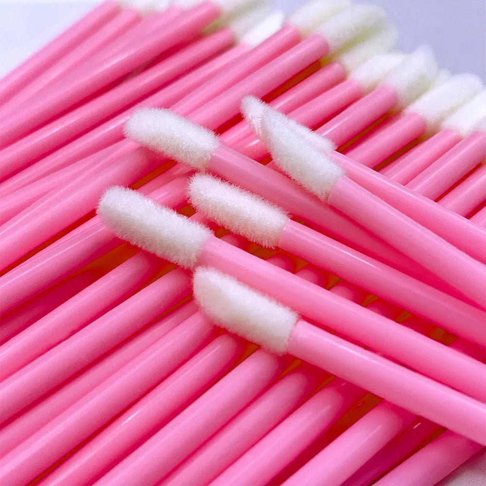 50/500PCS Disposable Lip Brush Eyelash Extension Makeup Brushes Lash Extension Mascara