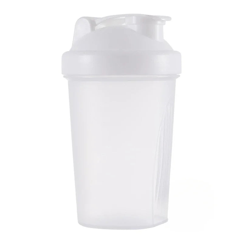 400ml Portable Plastic Drink Cup Shaker Bottles Sport Water Cups Whey Protein Powder Mixer Bottle Fitness Gym Shaker Outdoor