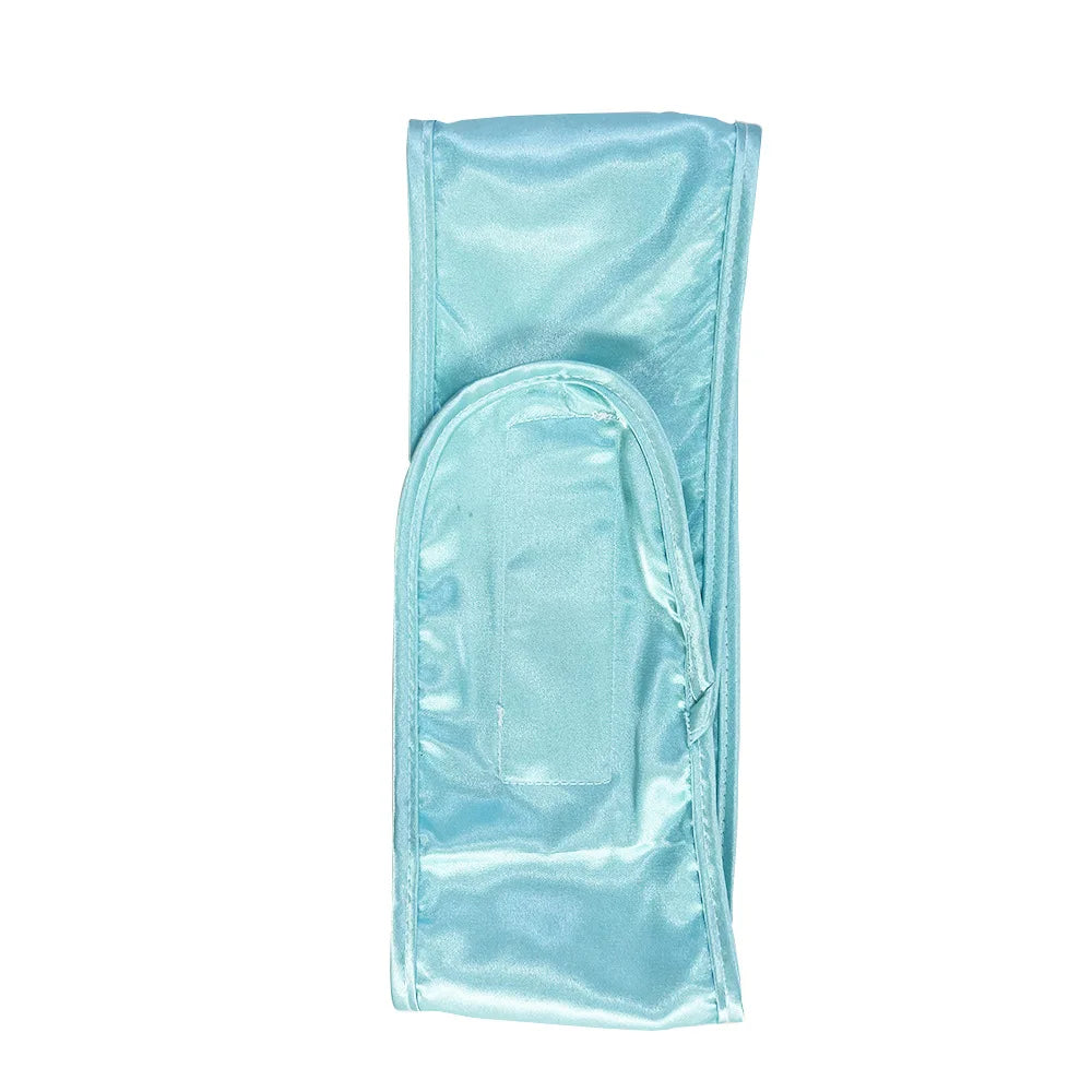 Women Silky satin Adjustable SPA Facial Headband