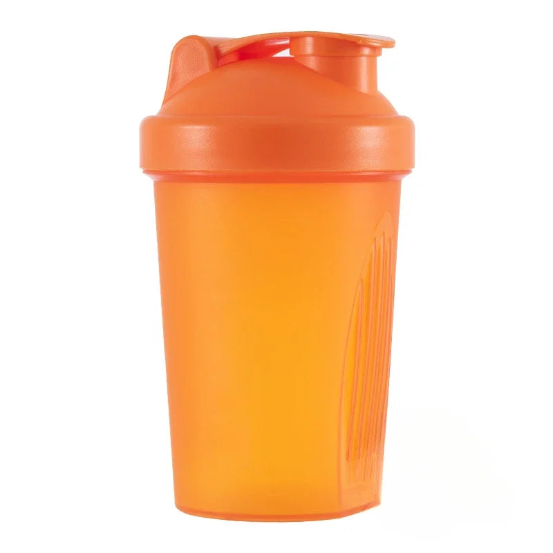 400ml Portable Plastic Drink Cup Shaker Bottles Sport Water Cups Whey Protein Powder Mixer Bottle Fitness Gym Shaker Outdoor