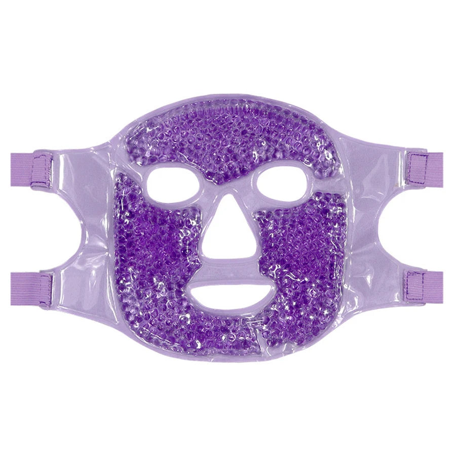 Gel Cooling Ice Face Eye Mask Facial Mask Hot Cold